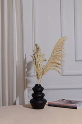 Alamkari India Ceramic Spiral Ceramic Vases - Set of 2